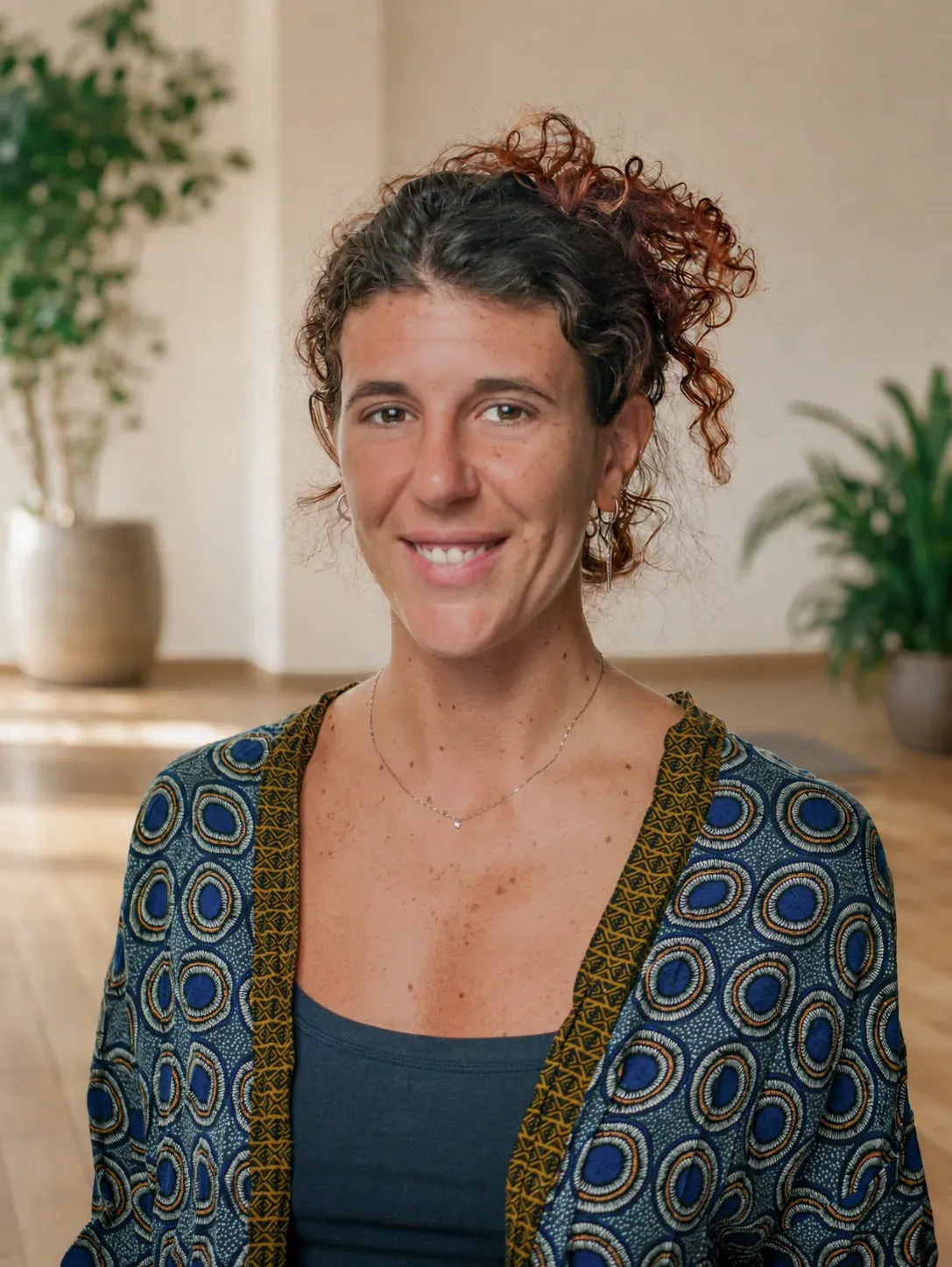 Irene Pancotti, insegnante e fondatrice dello studio di yoga Fiorire in via Lazio a Pescara.